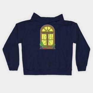 Cottage Window Kids Hoodie